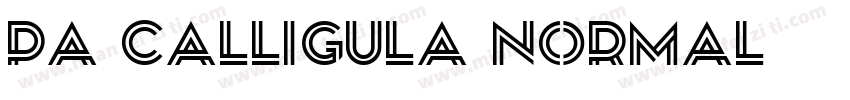 PA-Calligula Normal字体转换